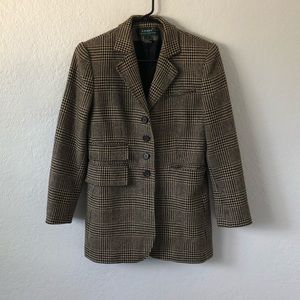 Ralph Lauren Houndstooth Blazer